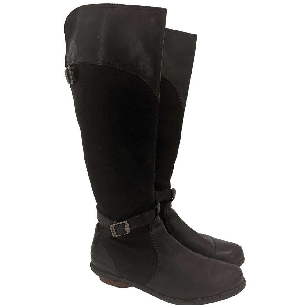 Patagonia Black Leather Addie Rider Riding Boots Size 10